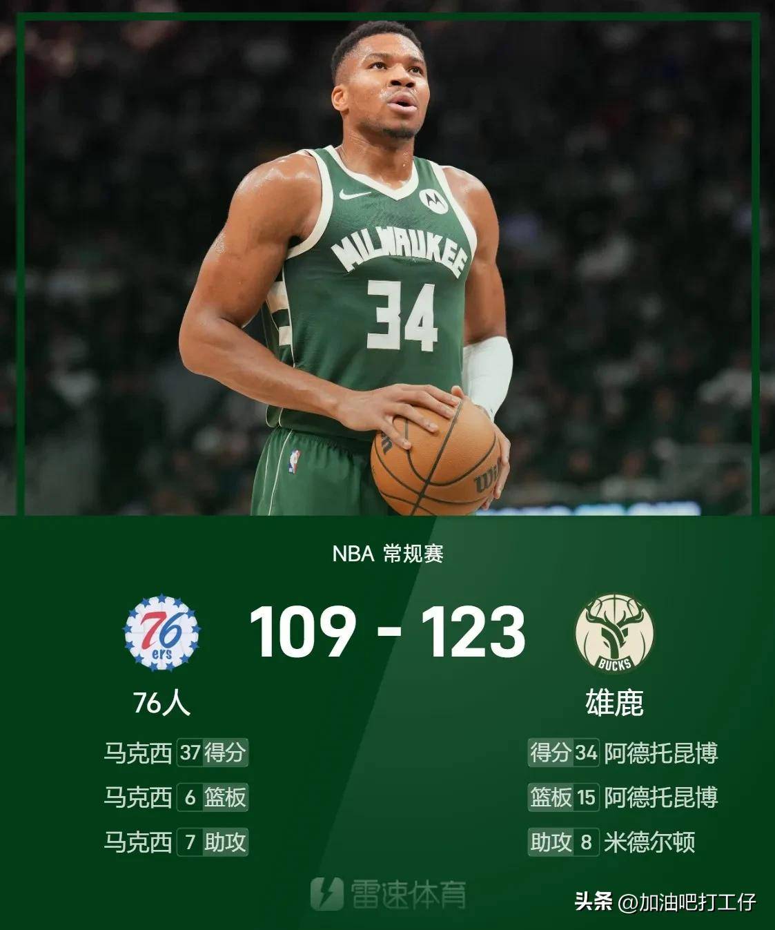 雄鹿球队高管发表战术调整计划的简单介绍